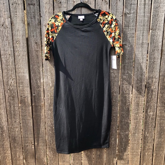 LuLaRoe - Black Julia Dress - Picture 1 of 8